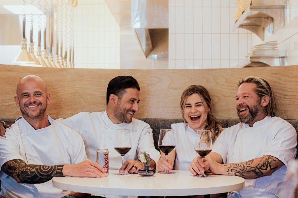 Chef Rochelle Daniel of Atria in Flagstaff, Chef Christopher Brugman of Heritage Kitchen + Cocktails, Chef Steven “Chops” Smith of Pretty Penny, Chef Matt Carter of The Mission, Chef Cory Oppold of COURSE