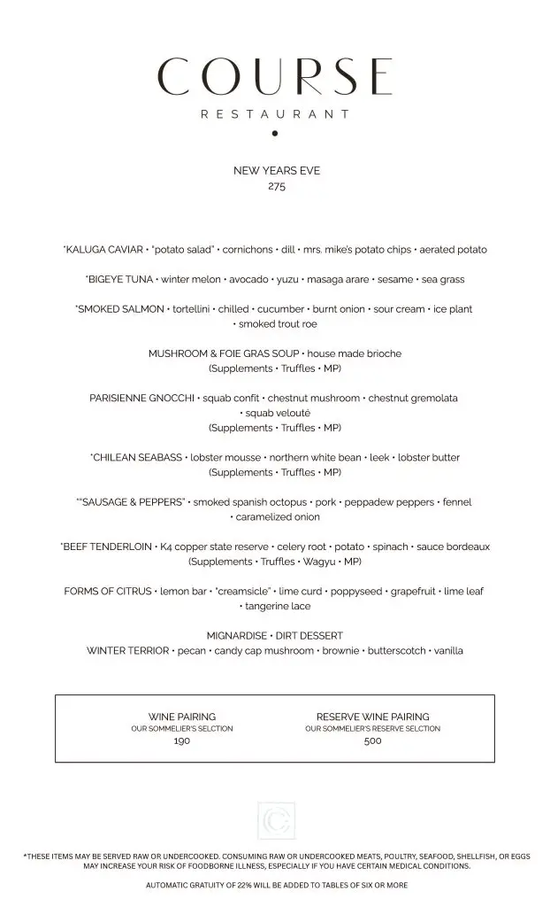 NYE at COURSE